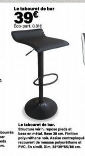 tabouret de bar 