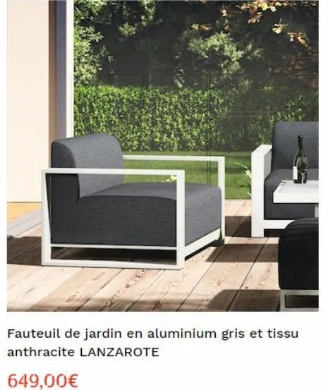 fauteuil de jardin 