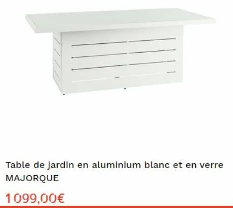 table de jardin 