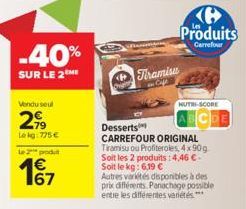 Tiramisu Carrefour