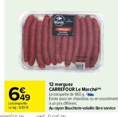 merguez Carrefour