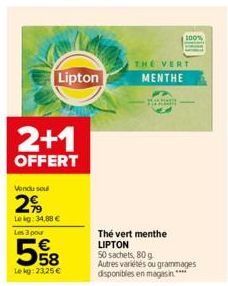 thé vert Lipton