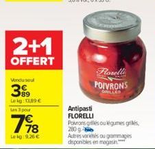 poivrons grillés Florelli