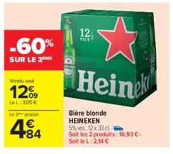 bière blonde Heineken