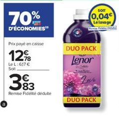 soldes Lenor