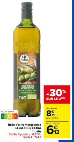 huile d'olive vierge Carrefour