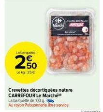 crevettes Carrefour