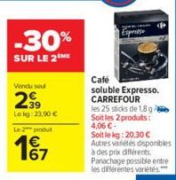 café soluble Carrefour