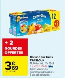 boisson aux fruits Capri Sun