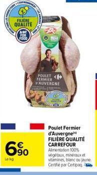 poulet fermier Carrefour