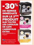 TOUTES LES CAPSULES DE CAFE CARREFOUR EXTRA offre sur Carrefour Market