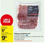 Plateau assortiment sec  offre à 5€ sur Carrefour Market