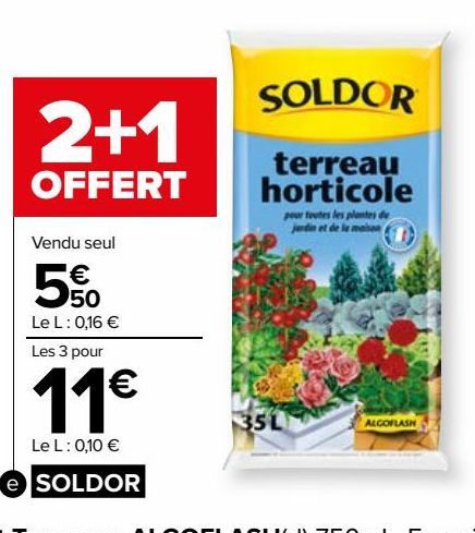 TERREAU HORTICOLE SOLDOR