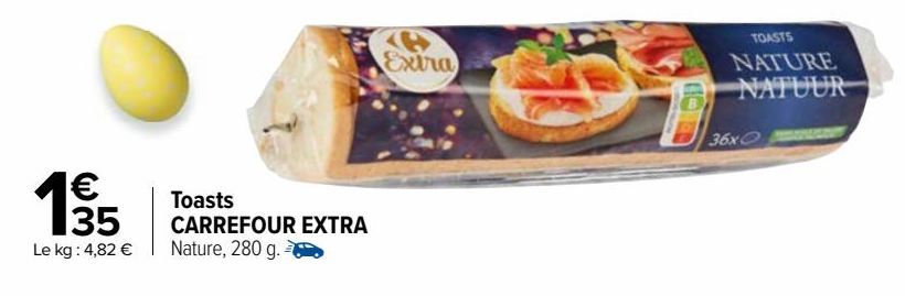 Toasts Carrefour Extra
