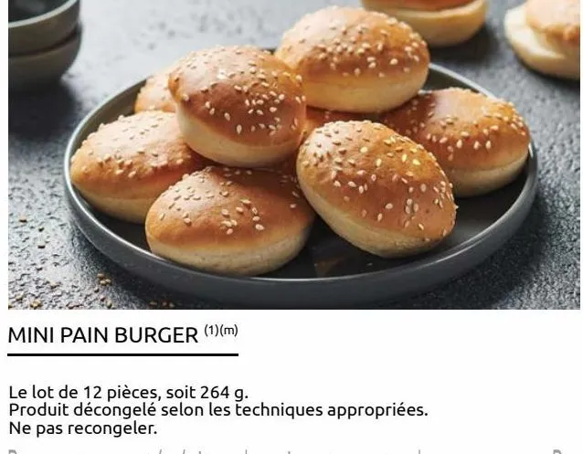 mini pain burger