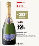  CHAMPAGNE BRUT offre à 19,96€ sur Carrefour