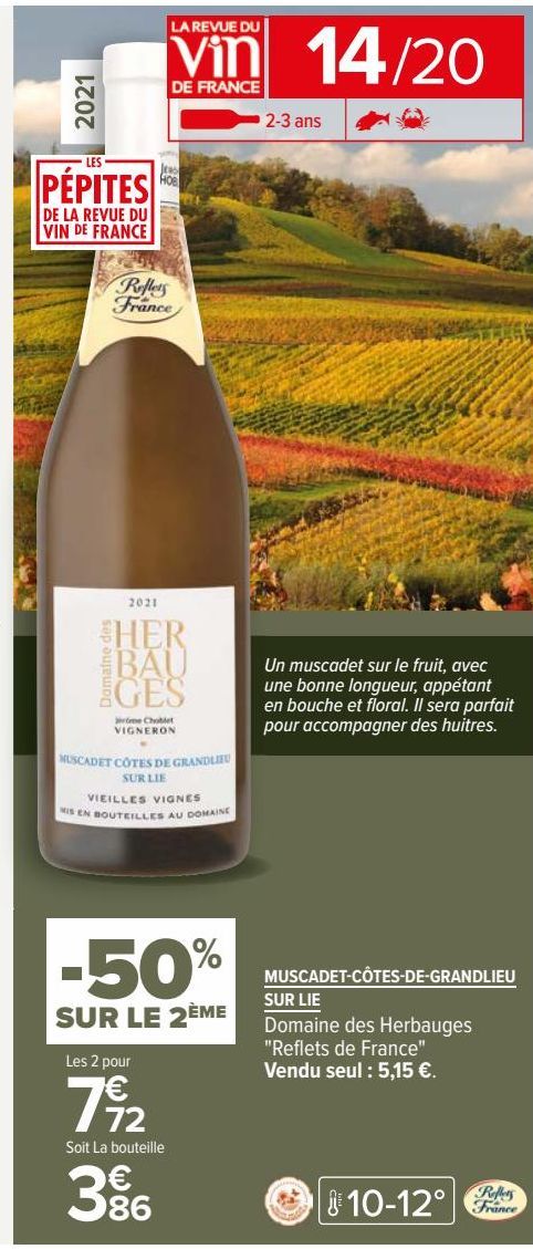 MUSCADET-CÔTES-DE-GRANDLIEU  SUR LIE