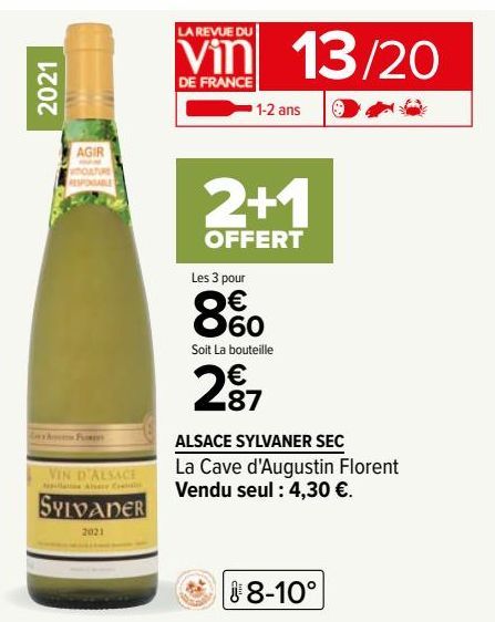 ALSACE SYLVANER SEC