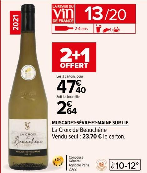 MUSCADET-SÈVRE-ET-MAINE SUR LIE