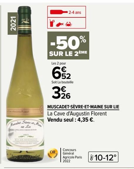 MUSCADET-SÈVRE-ET-MAINE SUR LIE