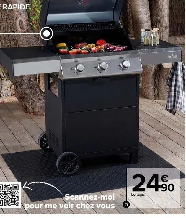 tapis pour barbecues et planchas