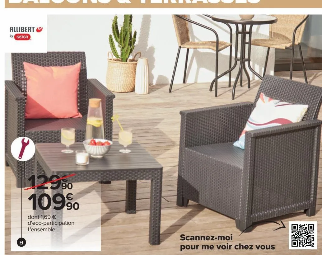 ensemble balcon lola graphite