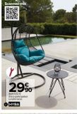 Table basse noire offre à 29,9€ sur Carrefour