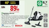 Aspirateur sans sac Bosch offre à 89,99€ sur Carrefour