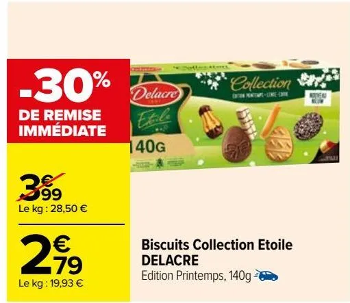 biscuits collection etoile delacre