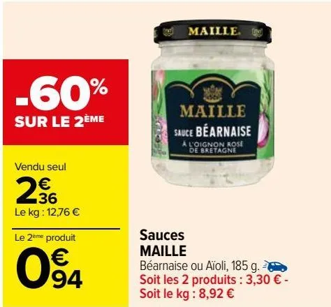 sauces maille