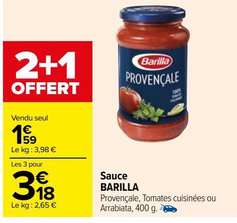 sauce Barilla