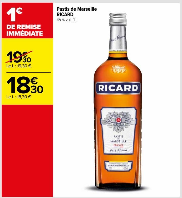 Pastis de Marseille Ricard