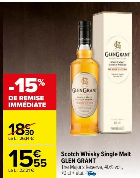 scotch whisky single malt glen grant
