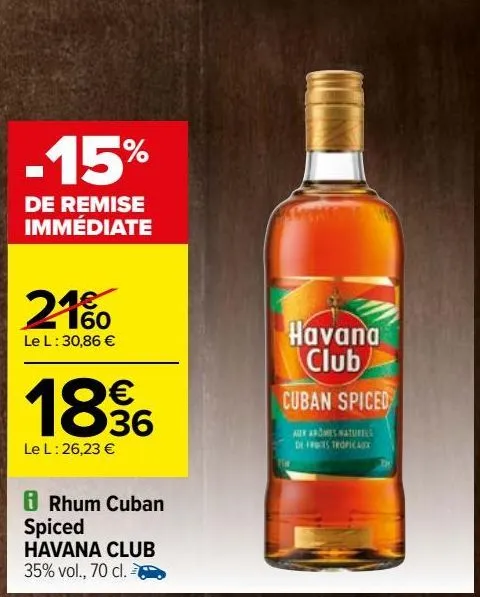 rhum cuban spiced havana club
