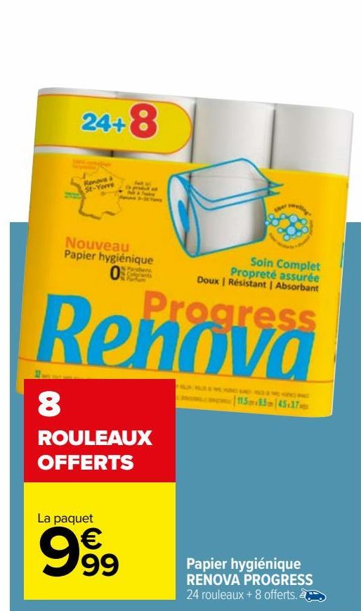 papier hygiénique Renova Progress