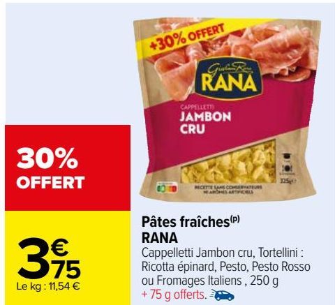 pâtes fraîches Rana