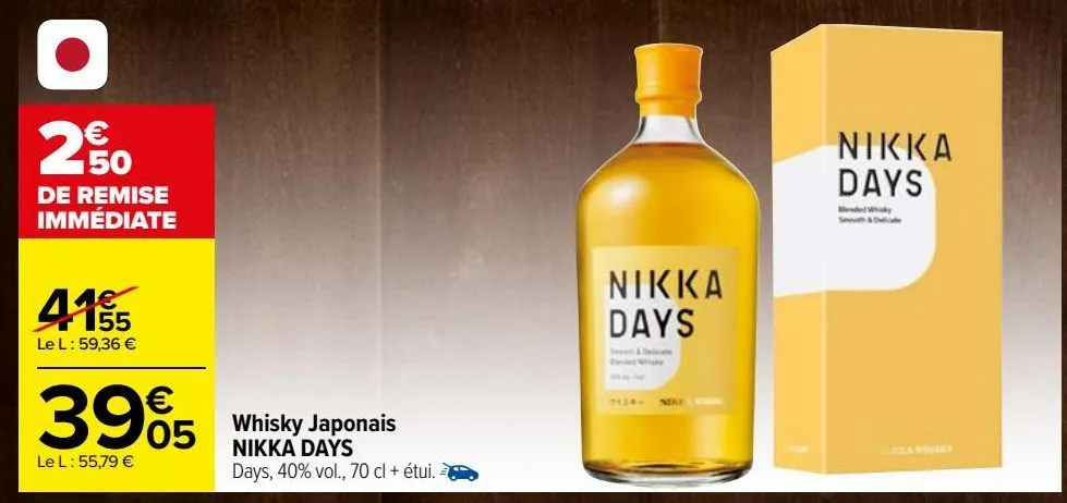 whisky japonais nikka days