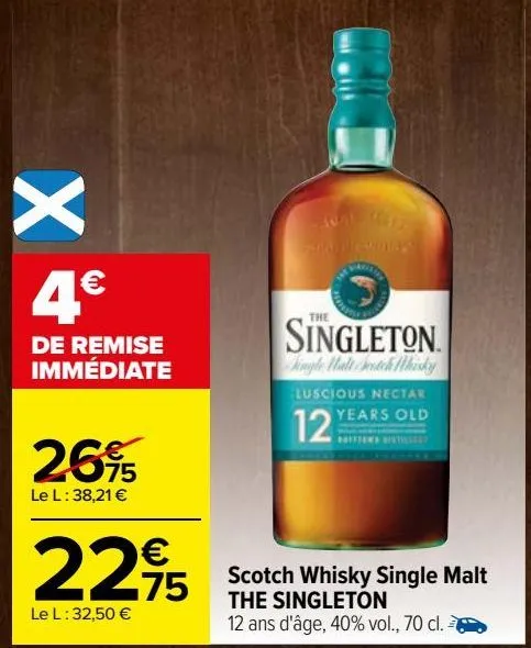 scotch whisky single malt the singleton