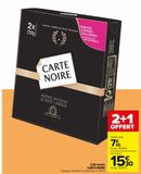 Café moulu Carte noire offre à 7,65€ sur Carrefour
