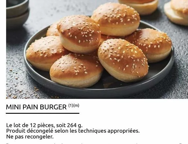 mini pain burger