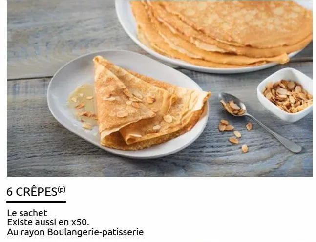 6 crêpes