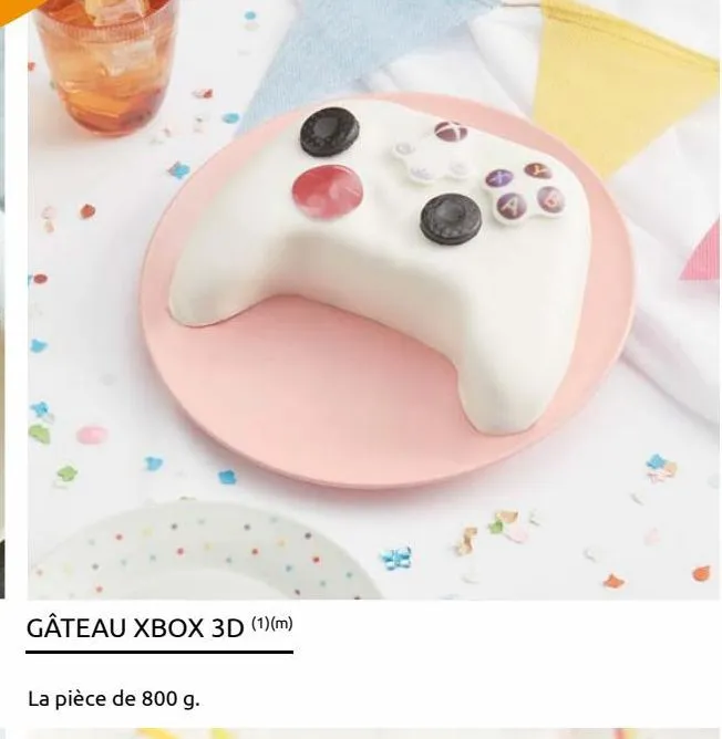 gâteau xbox 3d