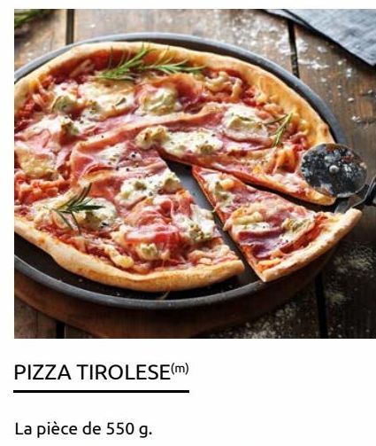 PIZZA TIROLESE