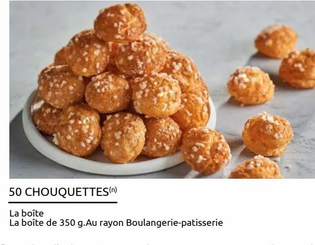 50 chouquettes