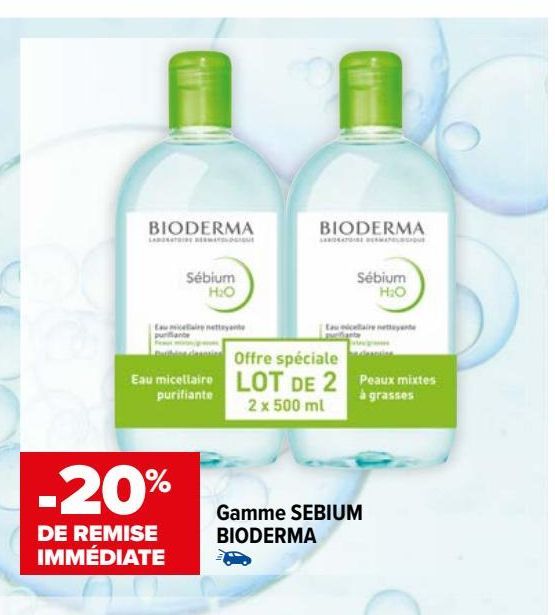 Gamme SEBIUM BIODERMA