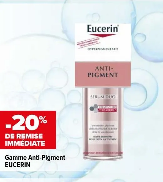 gamme anti-pigment eucerin