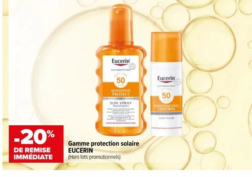 gamme protection solaire eucerin