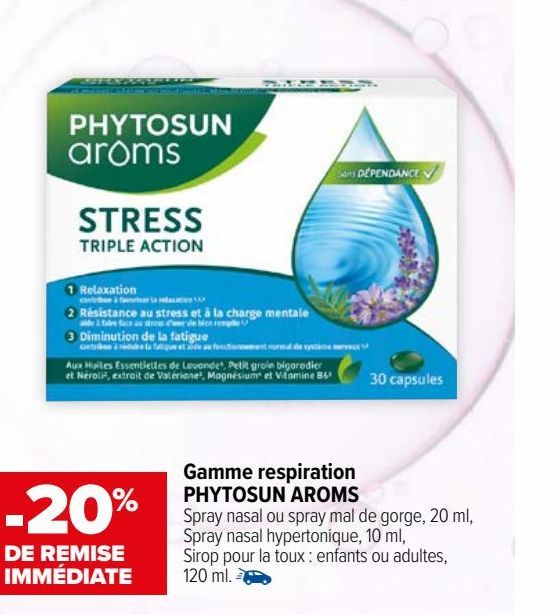 Gamme respiration PHYTOSUN AROMS