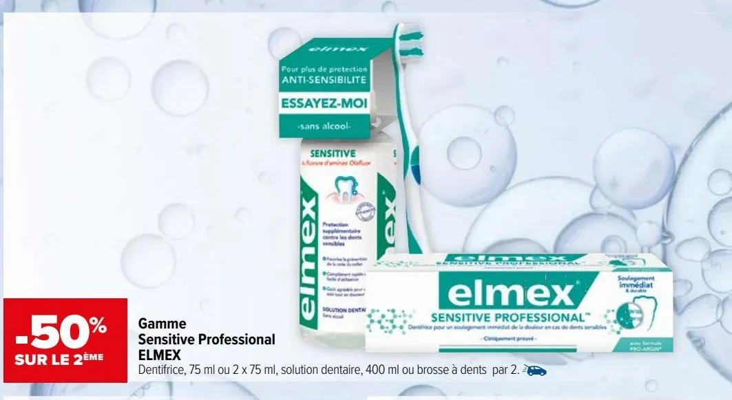 gamme sensitive professional elmex