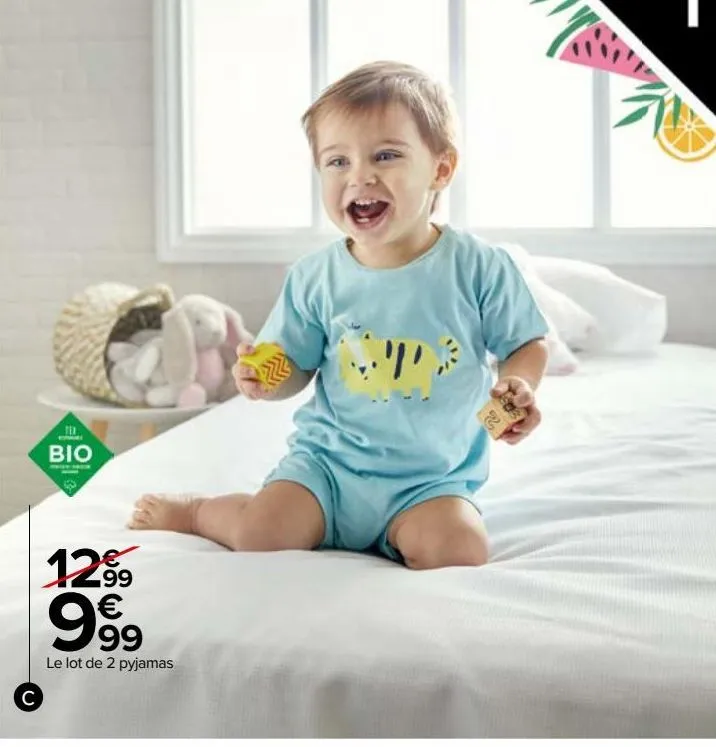 pyjama bébé 100% coton 